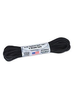 Tactical Cord 3/32 - 2,2 mm - Czarny - 30,48m