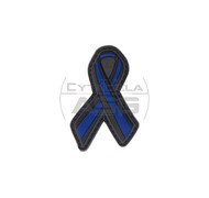 Thin Blue Line Ribbon Rubber Patch