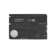 Victorinox - Swiss Card - Lite - Przezroczysty Czarny - 0.7333.T3