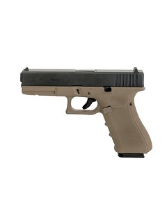 WE - Replika pistoletu Glock 17 Gen 4 GBB - TAN 