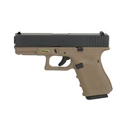 WE - Replika pistoletu Glock 19 GBB - TAN