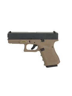 WE - Replika pistoletu Glock 19 GBB - TAN